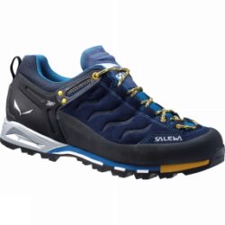 Salewa Mens Mountain Trainer GTX Shoe Navy/Nugget Gold